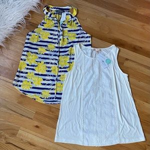 Stitch Fix NEW Bundle of Two Sleeveless Tops